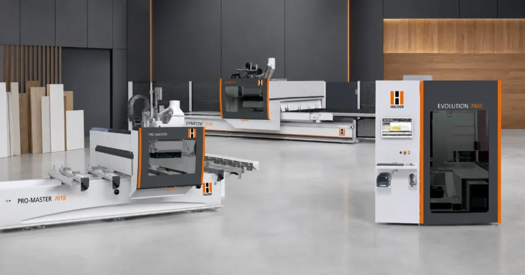 CNC за дрво HOLZ-HER EVOLUTION 7405, PRO-MASTER 7018 и DYNESTIC 7535